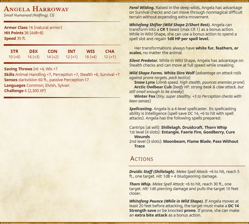 Angela Harroway Stat Block.png